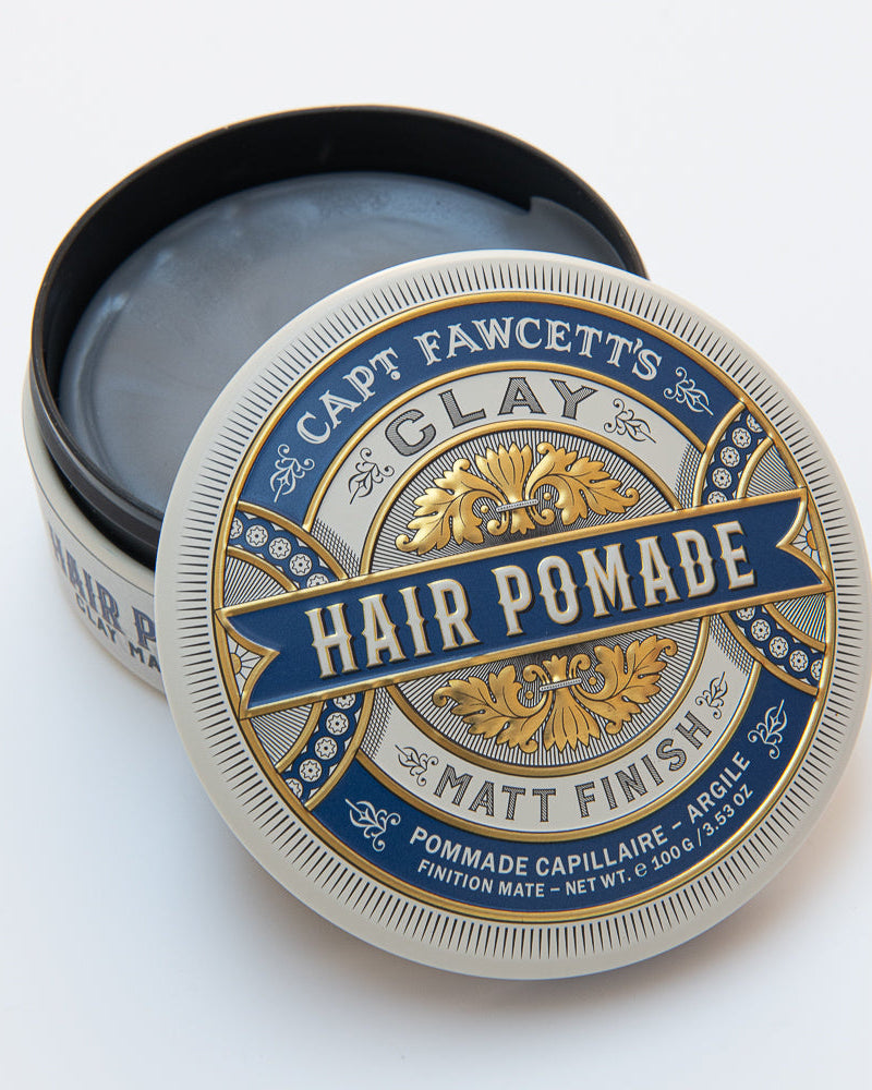 Pomada Clay Acabado Mate Captain Fawcett – detalle