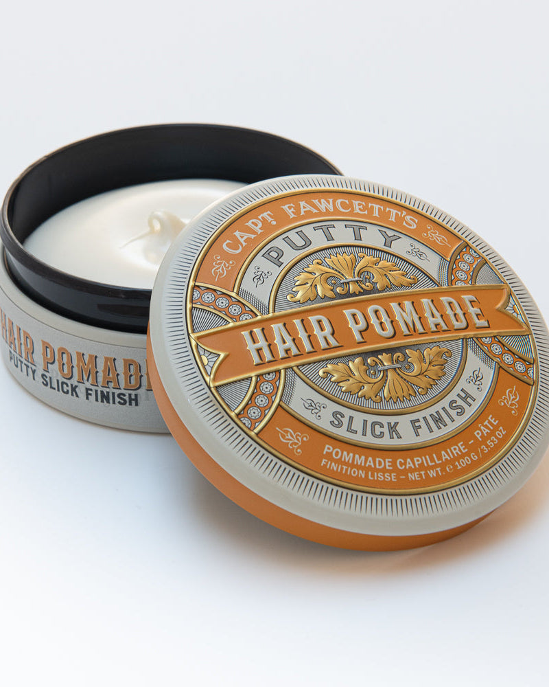 Pomada Putty Fijación Fuerte Captain Fawcett – detalle