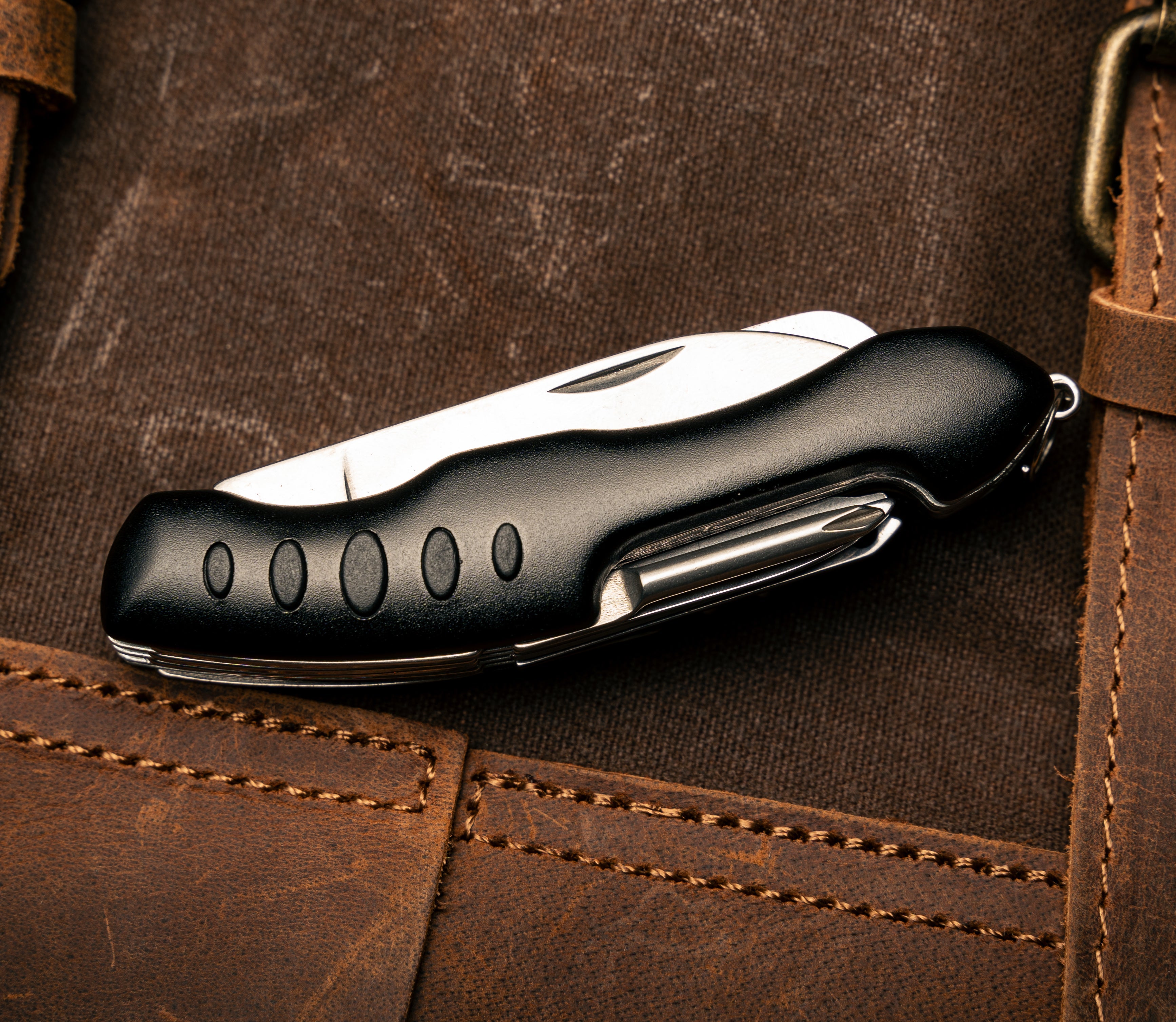 Navaja Multiusos El Turco Black Acero – detalle