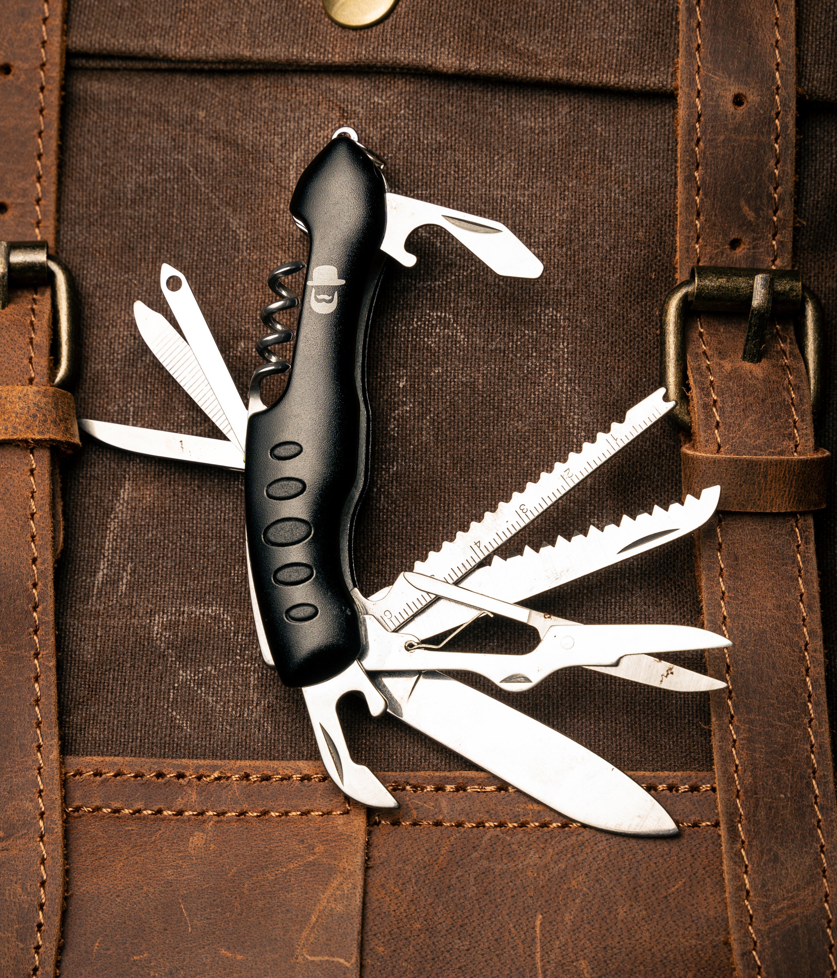 Navaja Multiusos El Turco Black Acero – vista