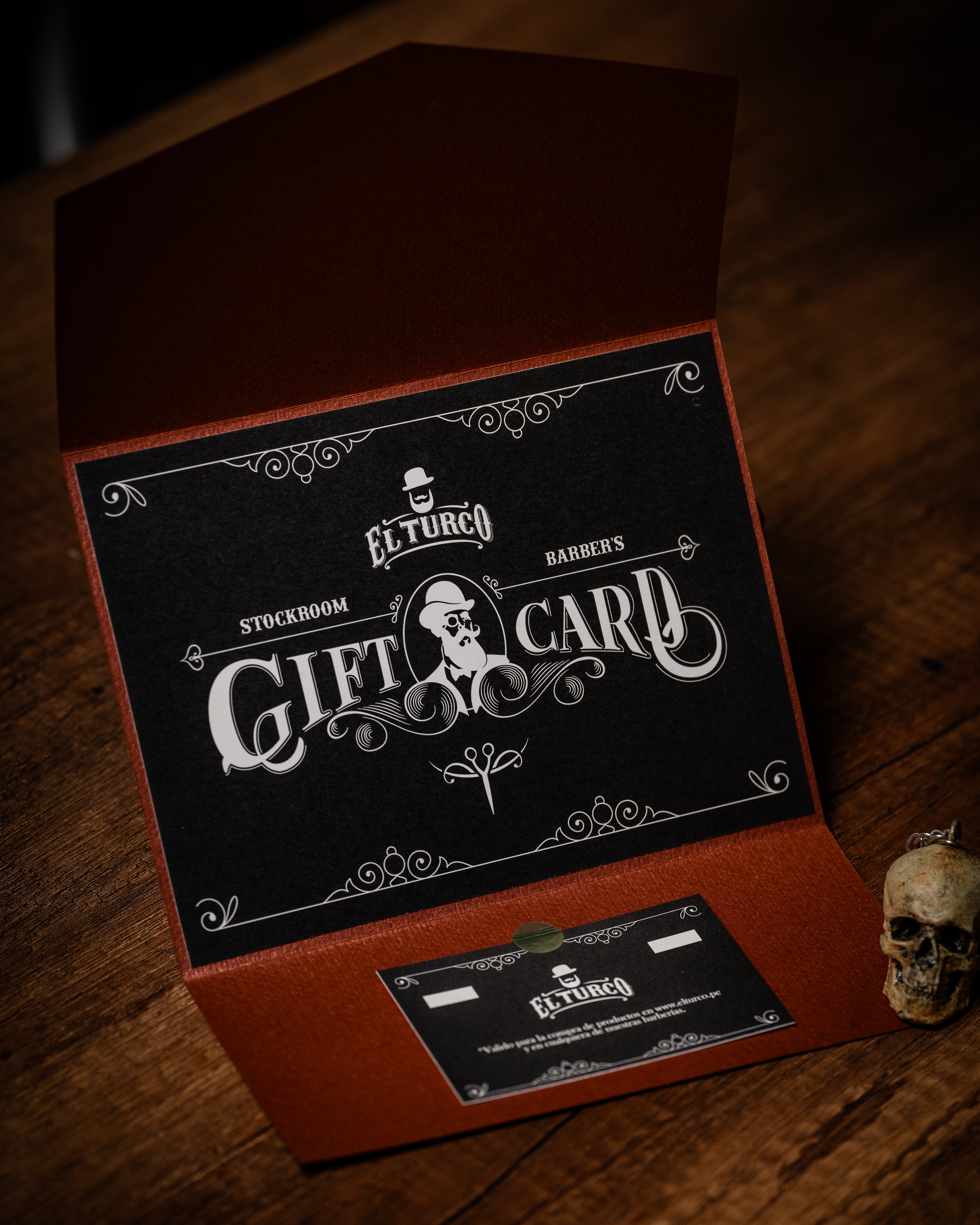 Gift Card El Turco – Regalo de Barbería y Productos – presentación