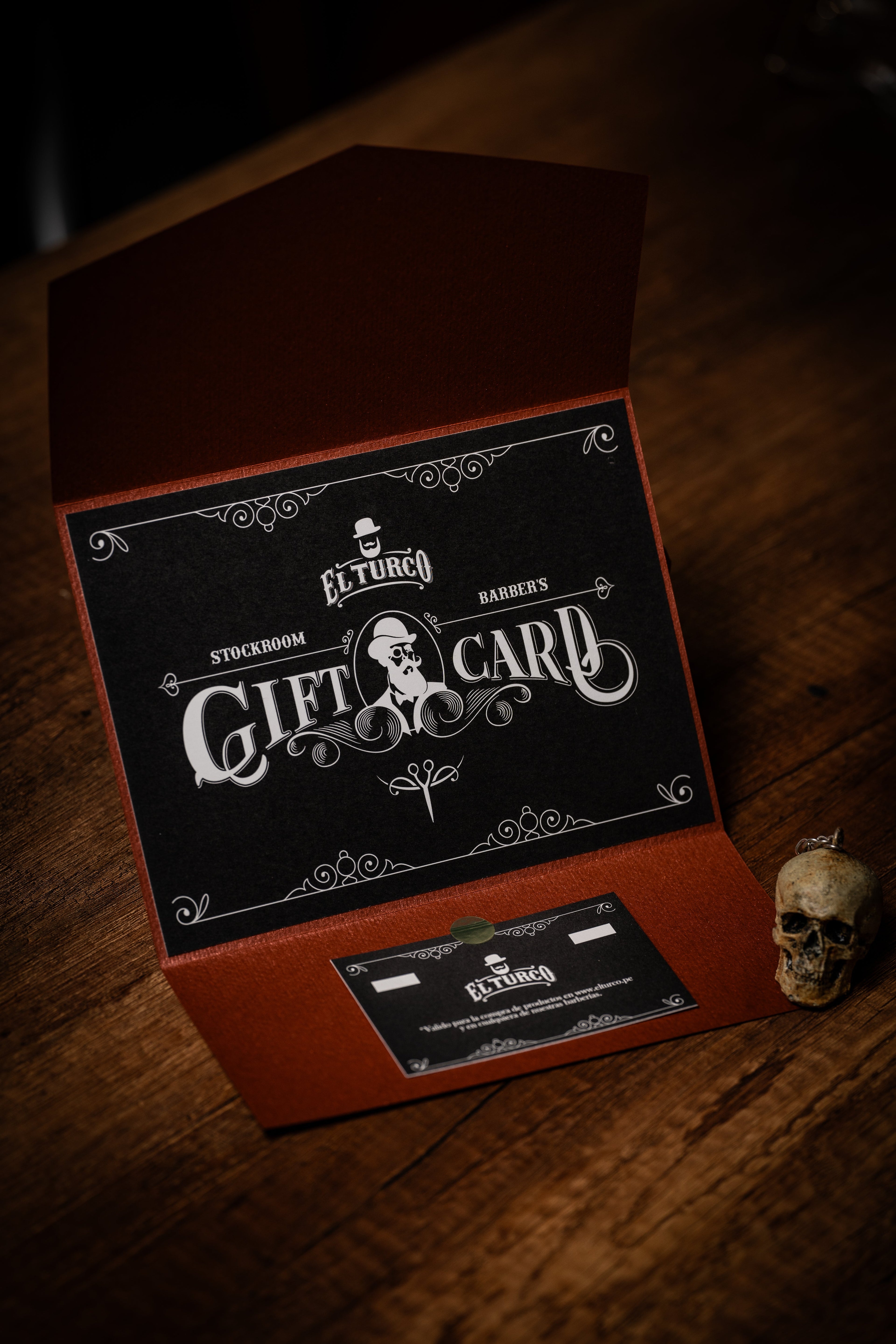 Gift Card El Turco – Regalo de Barbería y Productos – presentación