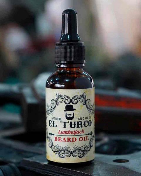 Aceite para Barba Lumberjack 30ml – Cedro y Eucalipto – detalle