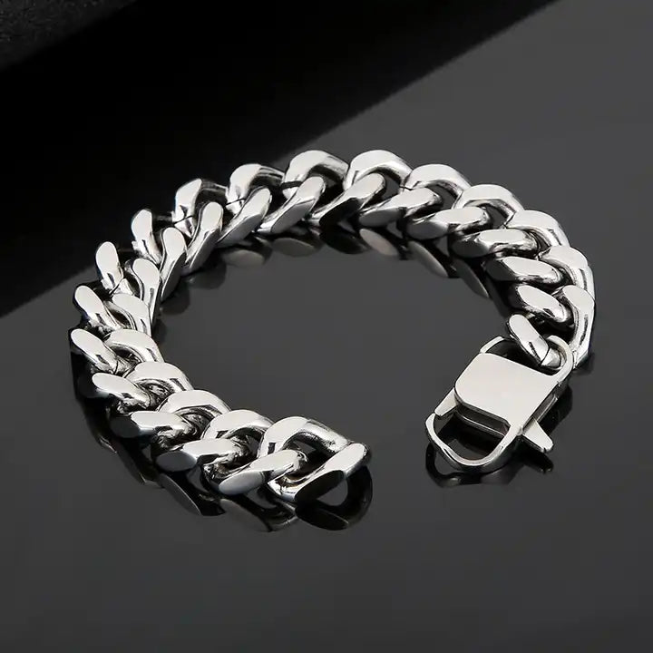 Pulsera Hip Hop 2 Acero Inoxidable 21cm – presentación