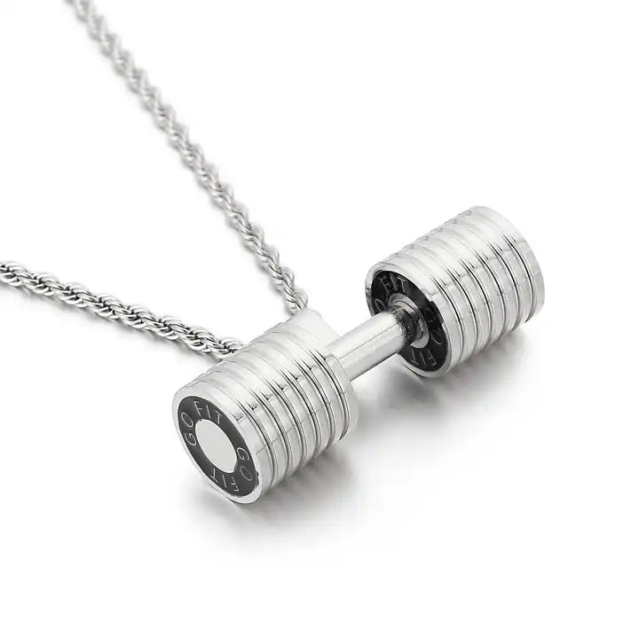 Dije Mancuerna Acero Inoxidable Dorado / Plata – vista
