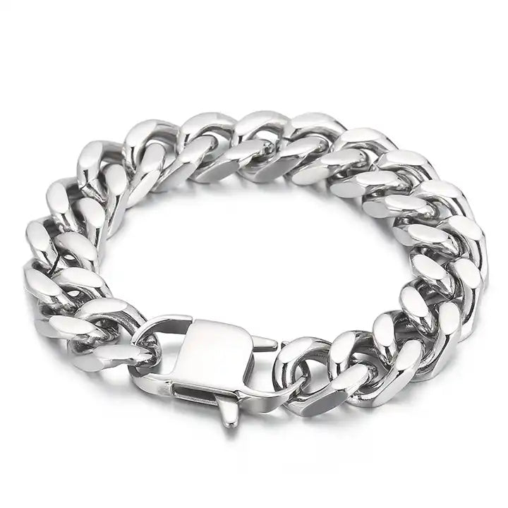 Pulsera Hip Hop 2 Acero Inoxidable 21cm – vista