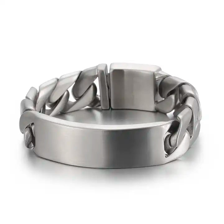 Pulsera Hip Hop Acero Inoxidable 23cm – vista