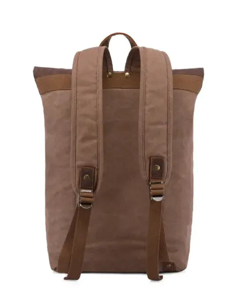Mochila British Soldier Cuero y Lona Impermeable – presentación