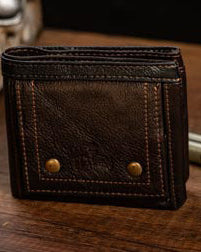 Billetera Cuero Genuino R1970 Estilo Retro – vista