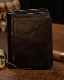 Billetera Cuero Genuino Retro70 para Hombre – vista