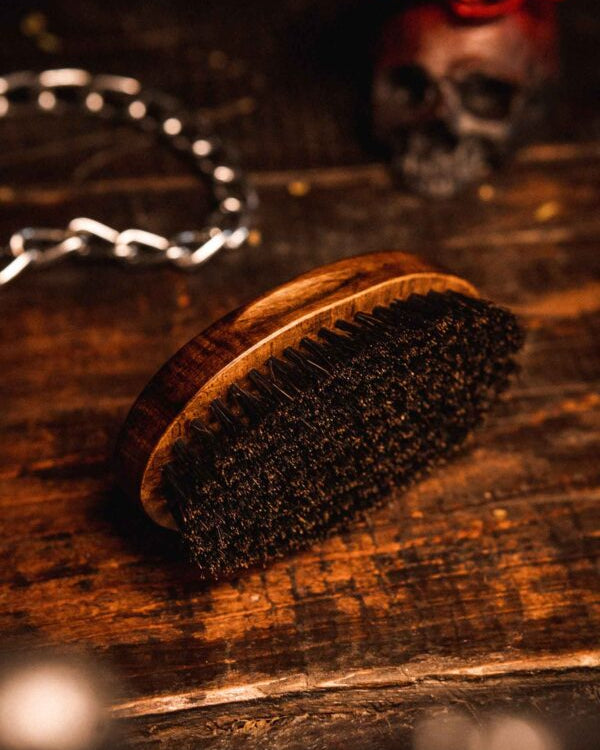 Cepillo para Barba de Madera y Cerdas de Jabalí – detalle