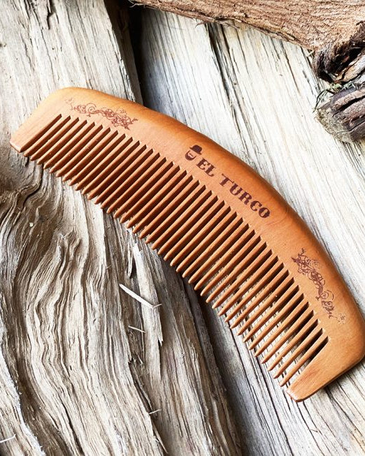 Peine de Madera para Barba y Cabello – vista