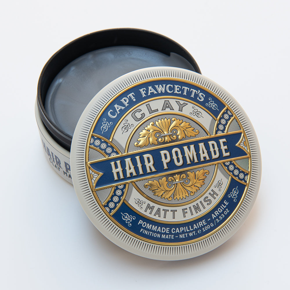 Pomada Clay Acabado Mate Captain Fawcett – detalle