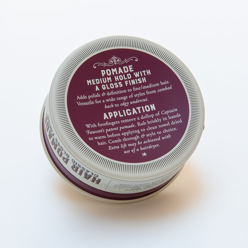 Pomada para Cabello Classic Captain Fawcett – vista cercana