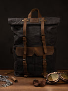 Mochila British Soldier Cuero y Lona Impermeable – alternativa