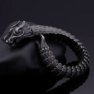 Pulsera Dragon Acero Inoxidable 20-24cm – vista cercana