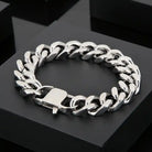 Pulsera Hip Hop 2 Acero Inoxidable 21cm – vista cercana
