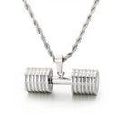 Dije Mancuerna Acero Inoxidable Dorado / Plata – detalle