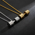 Dije Mancuerna Acero Inoxidable Dorado / Plata – uso