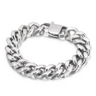 Pulsera Hip Hop 2 Acero Inoxidable 21cm – detalle