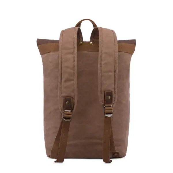 Mochila British Soldier Cuero y Lona Impermeable – presentación