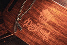 Espejo de Barbero Don Juan Madera Nogal 25x39cm – presentación