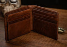 Billetera de Cuero Genuino Classic para Hombre – detalle